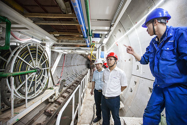 中铁江南网页版盾构机双线掘进 全力攻坚长沙地铁5号线