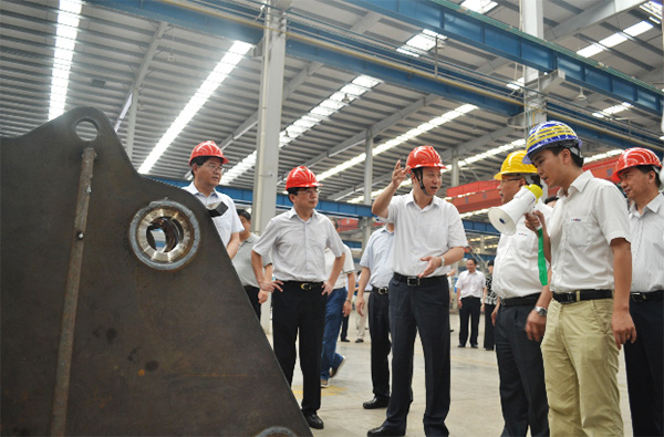 淮北市委书记黄晓武一行调研江南网页版矿装