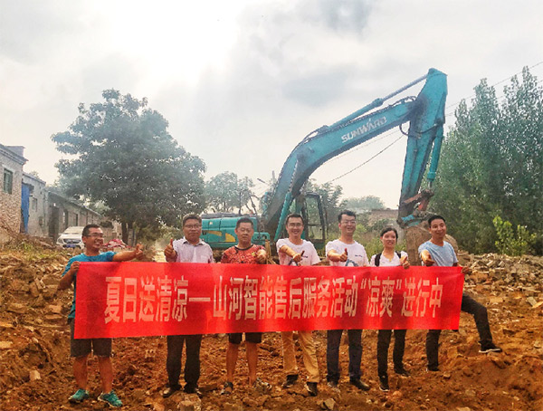 到了市场一线才知道，江南网页版挖机客户都是铁杆粉丝