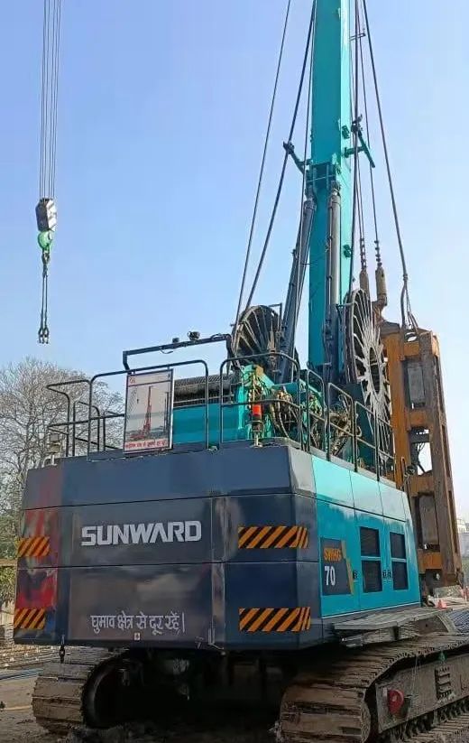 感谢信！江南网页版智能SWHG70液压抓斗助力海外基础施工获肯定