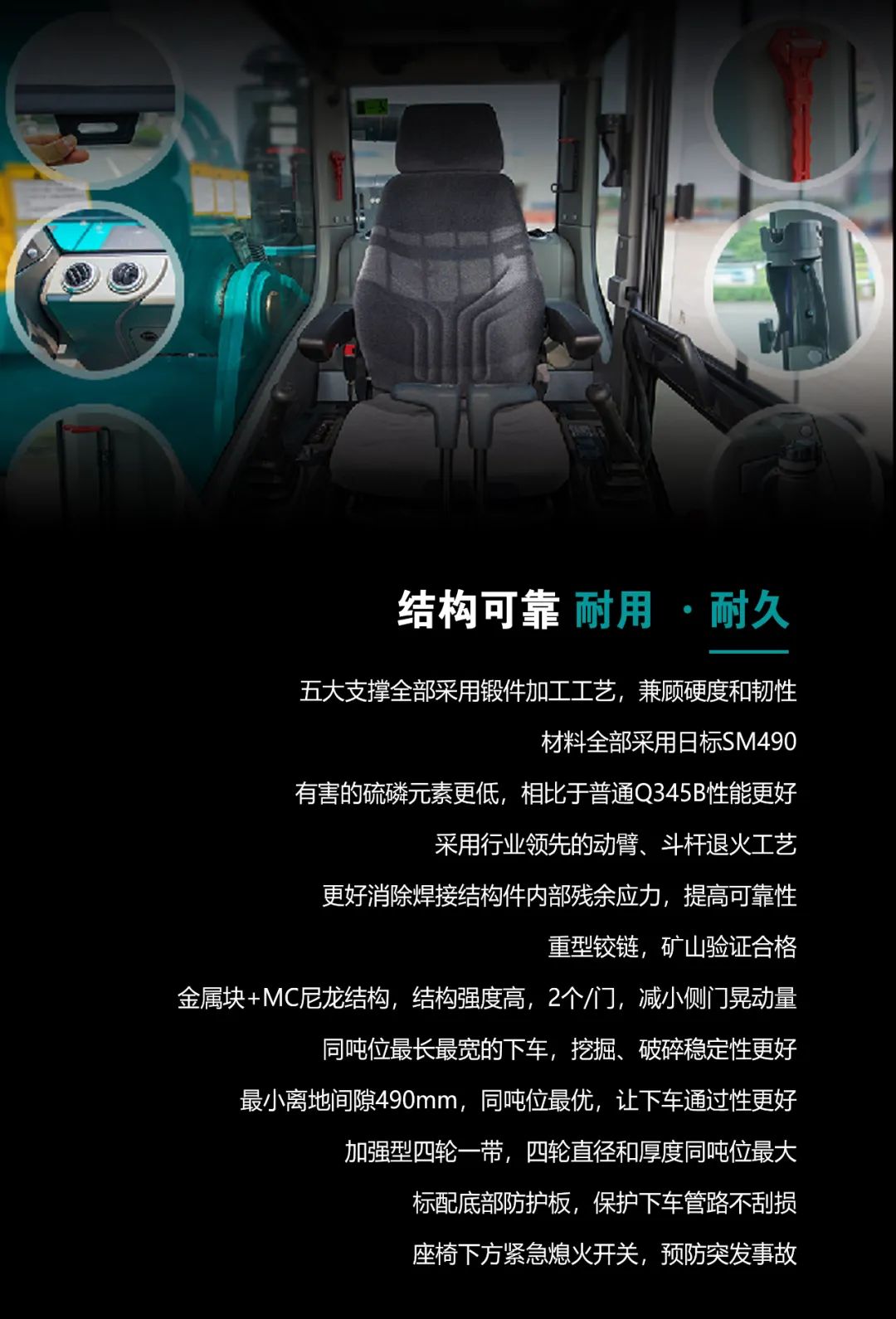 一图读懂 | 高配、高效！江南网页版智能新一代26吨级挖掘机助您“掘”胜千里
