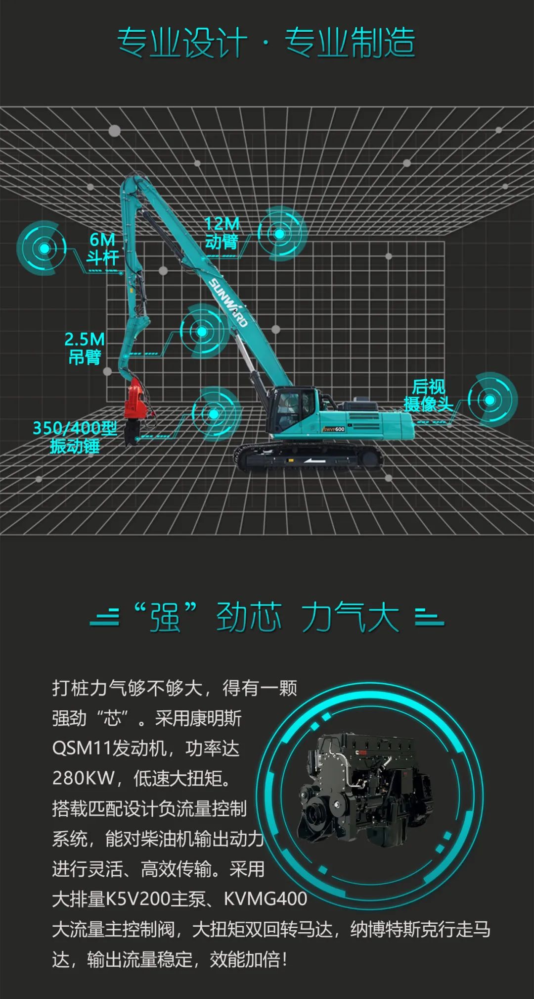 一图读懂 | 专业、高效、经济！江南网页版智能带您解锁液压振动桩机的多种用途