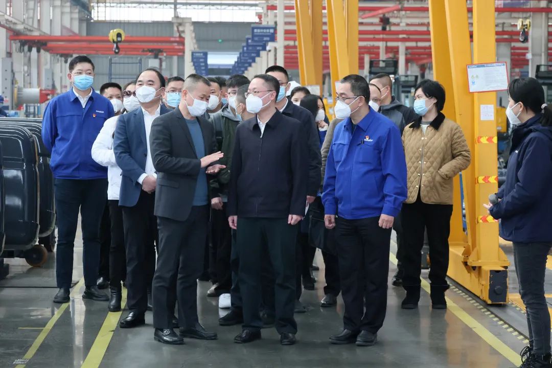 彭涛副市长督导江南网页版智能安全生产工作、开展新春慰问