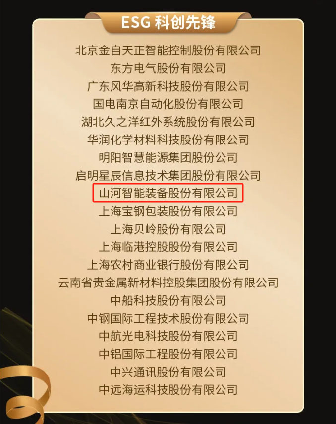 江南网页版智能上榜“国有企业上市公司ESG·先锋100指数”